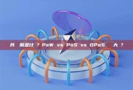 共識機制是什麼？PoW vs PoS vs DPoS 區別大嗎？